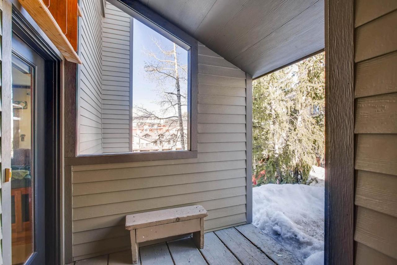 Ski-In Ski-Out Studio Private Balcony & Fireplace Condo 克雷斯特德比特 外观 照片